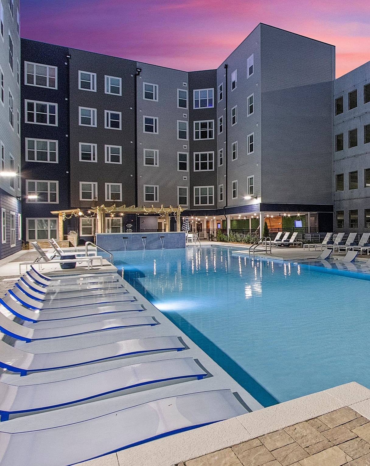 resort style pool