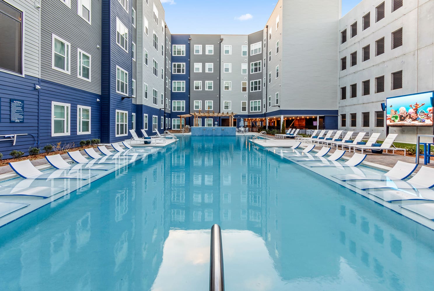 resort style pool