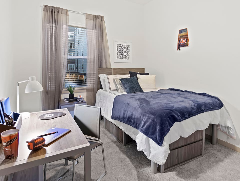 furnished bedroom
