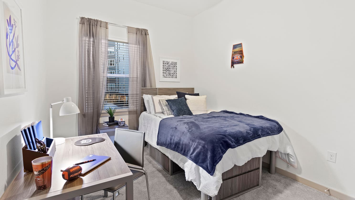 Furnished bedroom